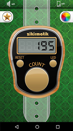 Gerçek Zikirmatik counter screen from the old website